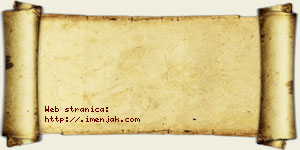 Hana Telesković vizit kartica